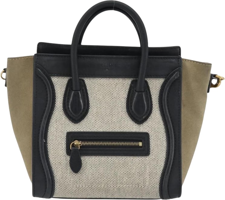 Celine Celine Luggage Canvas and Leather Mini