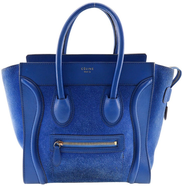 Celine Celine Luggage Bag Suede Micro