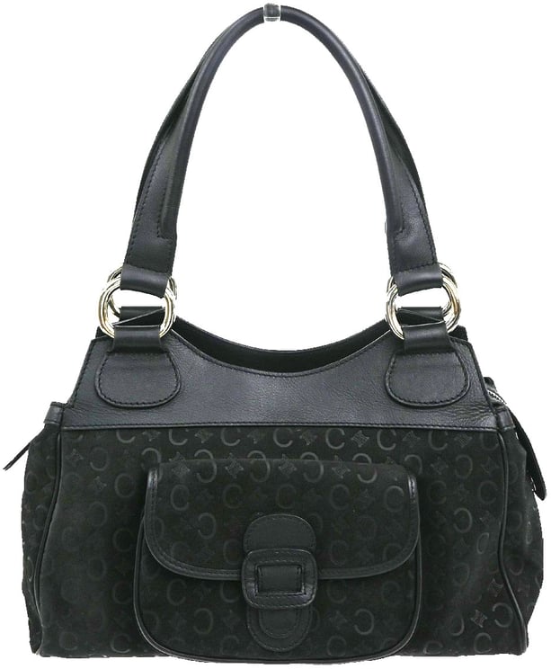 Celine Celine C Macadam Handbag Suede
