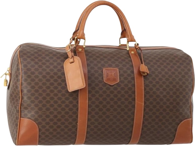Celine Celine Vintage Macadam Boston bag Canvas and Leather