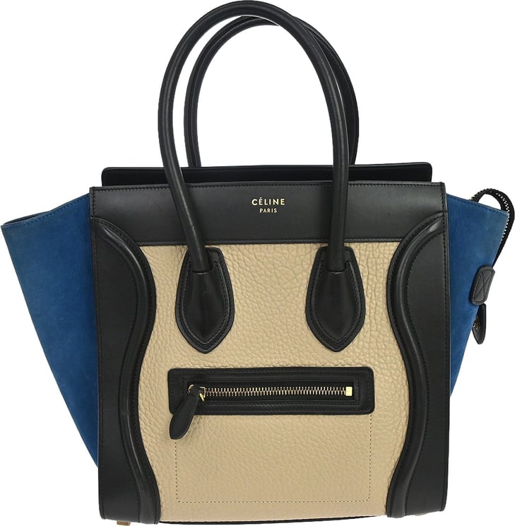 Celine Celine Tricolor Luggage Leather Medium