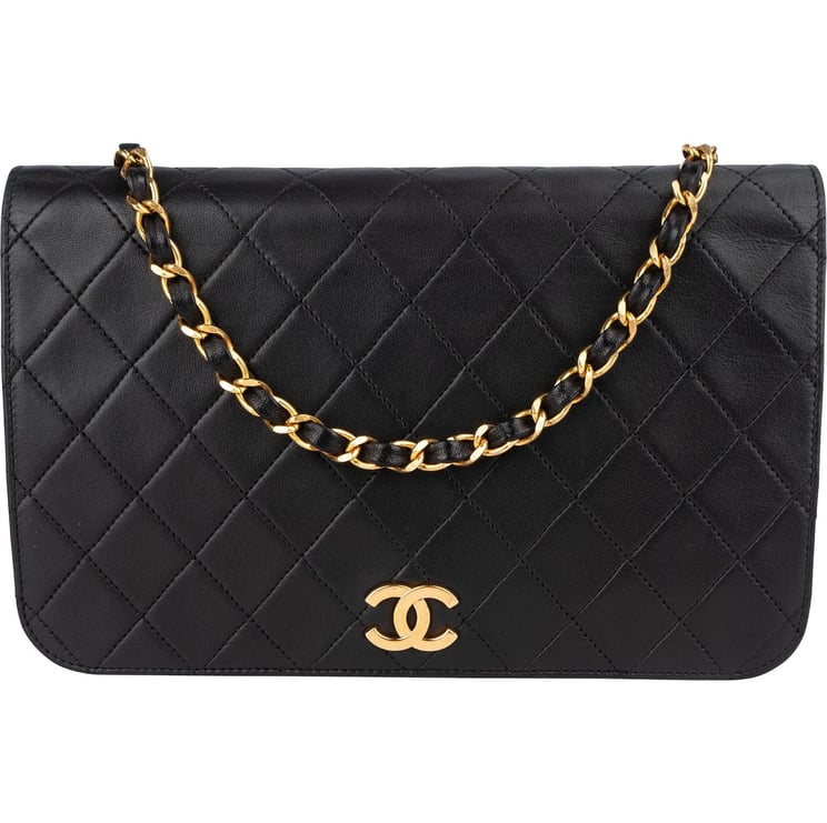 Chanel Chanel Quilted Lambskin 24K Gold Single Flap Shoulder Bag