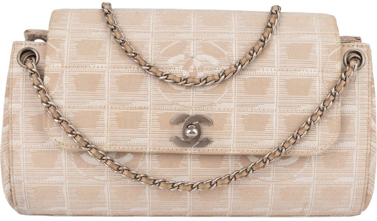 Chanel Chanel Travel Line Monogram Single Flap Crossbody Bag