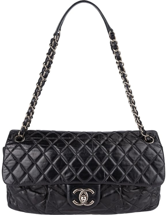 Chanel Chanel Quilted Lambskin Single Flap Crossbody Bag