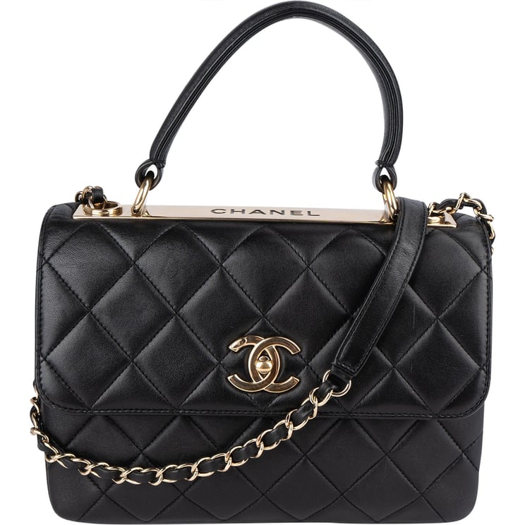 Chanel Chanel Quilted Lambskin Trendy CC Flap Bag Crossbody Handbag