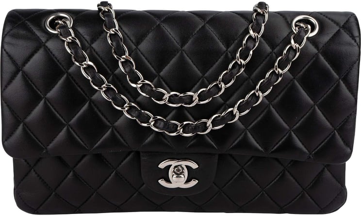 Chanel Chanel Quilted Lambskin Medium Double Flap Crossbody Bag
