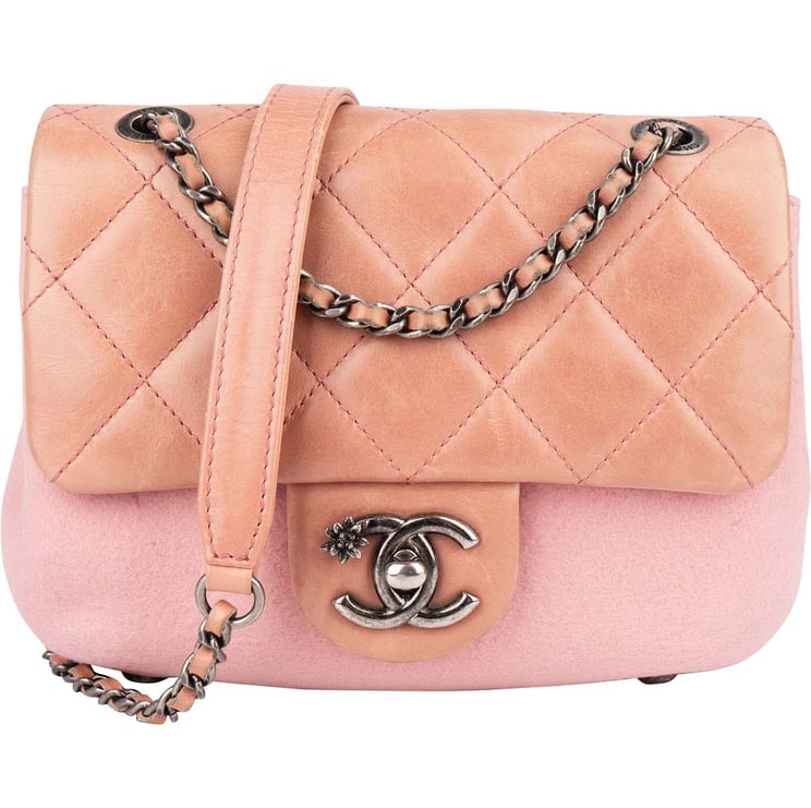 Chanel Chanel Quilted Lambskin Edelweiß Salzburg Single Flap Crossbody Bag