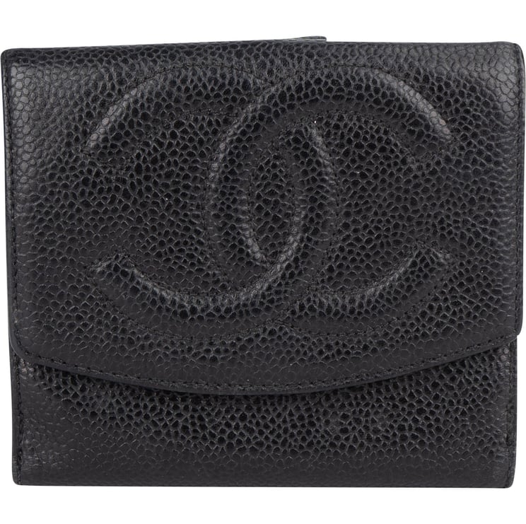 Chanel Chanel Caviar Leather Timeless CC Bifold Wallet