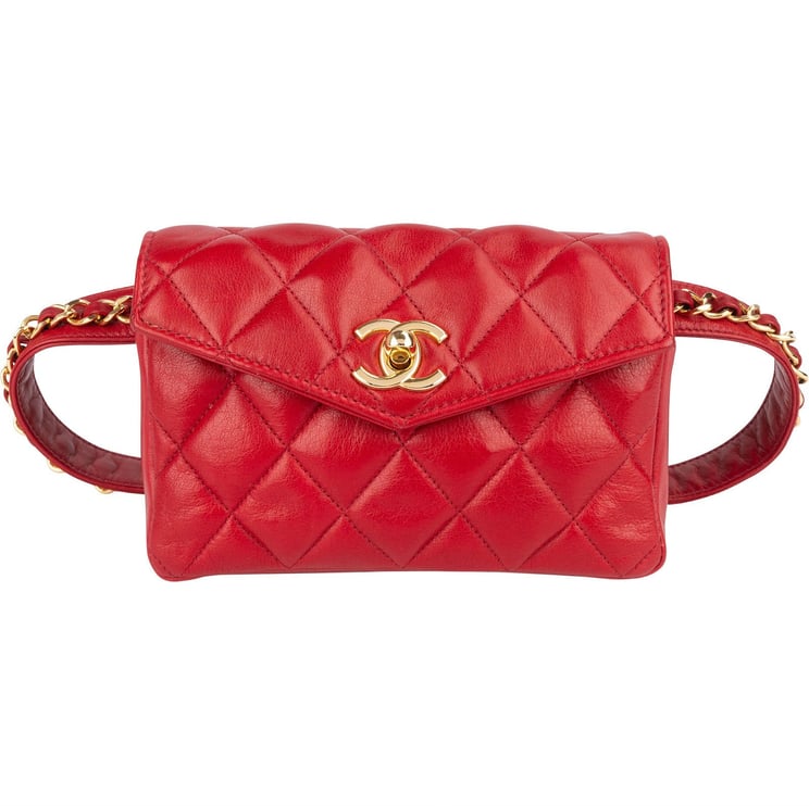 Chanel Chanel Quilted Lambskin CC Belt Crossbody Bag