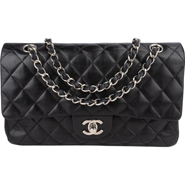 Chanel Chanel Quilted Lambskin Medium Double Flap Crossbody Bag
