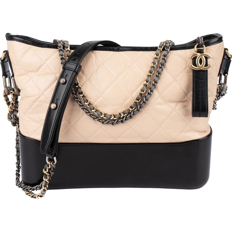 Chanel Chanel Quilted Lambskin Gabrielle Hobo Crossbody Bag
