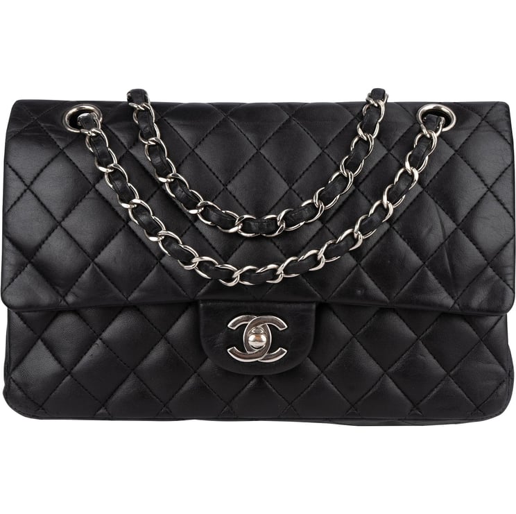 Chanel Chanel Quilted Lambskin Medium Double Flap Crossbody Bag