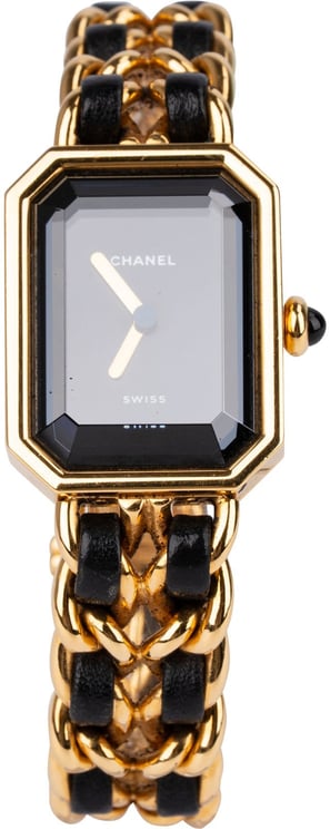 Chanel Chanel Gold Tone Première Watch (M) H0001 Women Watch