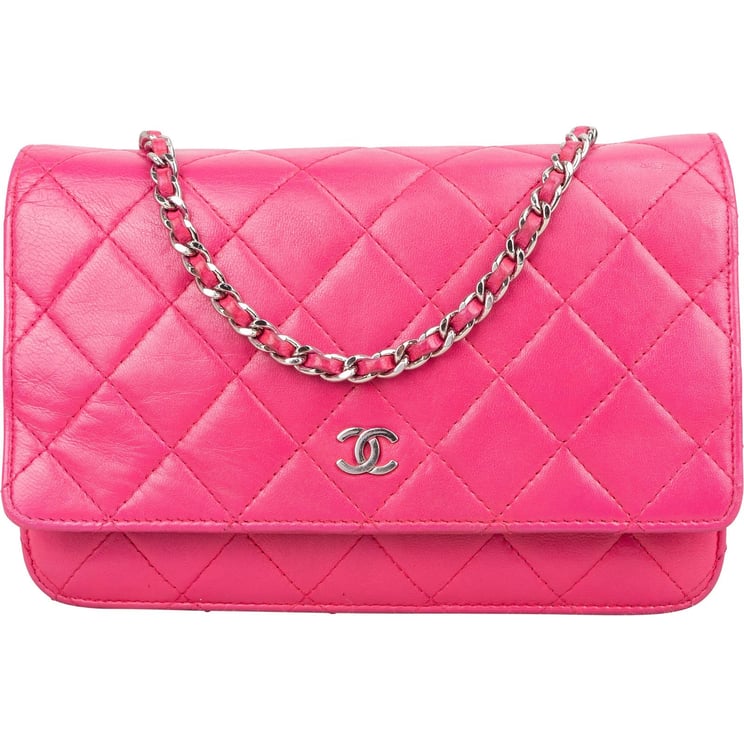 Chanel Chanel Quilted Lambskin Wallet On Chain Crossbody Bag
