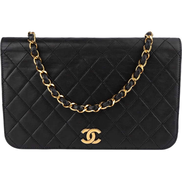 Chanel Chanel Quilted Lambskin CC Single Flap Shoulder Bag