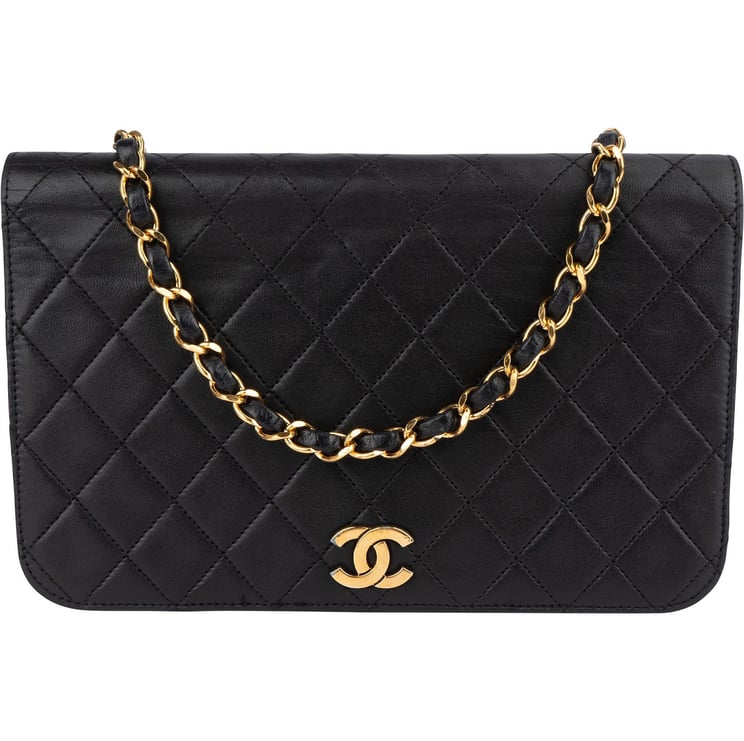 Chanel Chanel Quilted Lambskin CC Single Flap Crossbody Bag