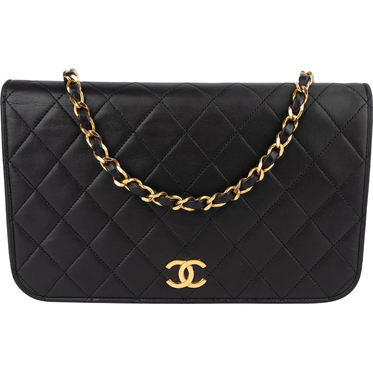 Chanel Chanel Quilted Lambskin 24K Gold Single Flap Shoulder Bag