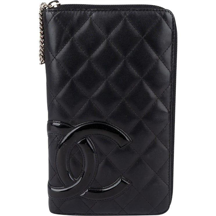 Chanel Chanel Quilted Lambskin Cambon Wallet
