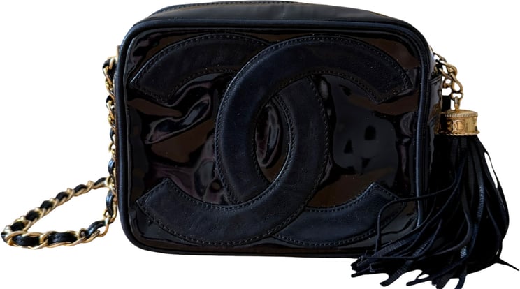 Chanel Chanel Vintage Lackleder Camerabag GHW / gut
