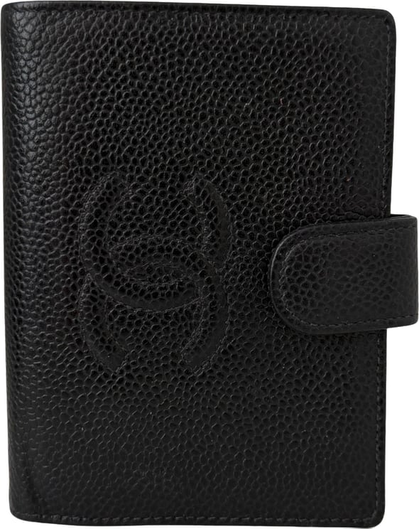 Chanel Chanel Timeless CC French Wallet Caviar Leather Black / very good