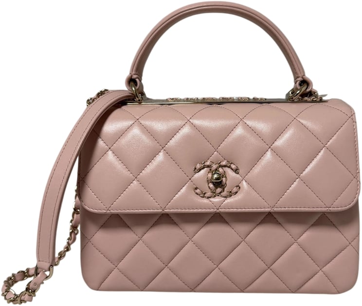 Chanel Chanel Trendy Chain CC Flap Dual Handle Light Pink Fullset / neuwertig