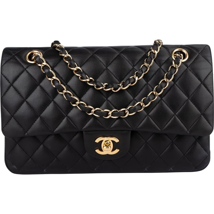 Chanel Chanel Quilted Lambskin Medium Double Flap Shoulder Bag