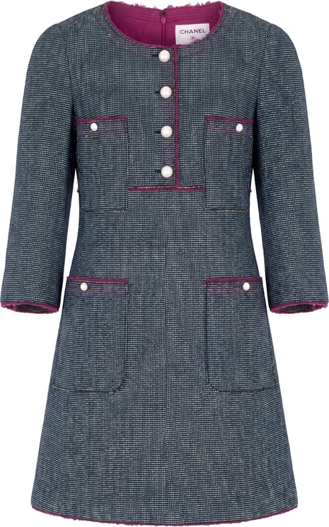 Chanel Chanel Multicolor Tweed Four Pocket Dress (FR 38 / DE 36)