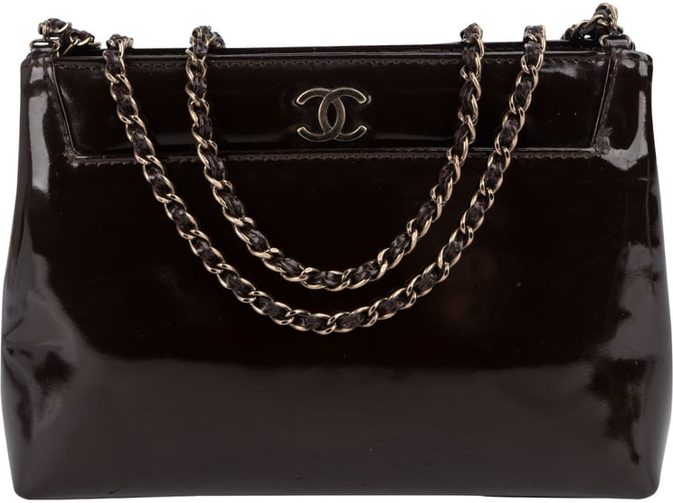 Chanel Chanel Mini Patent Leather Frame Shoulder Bag