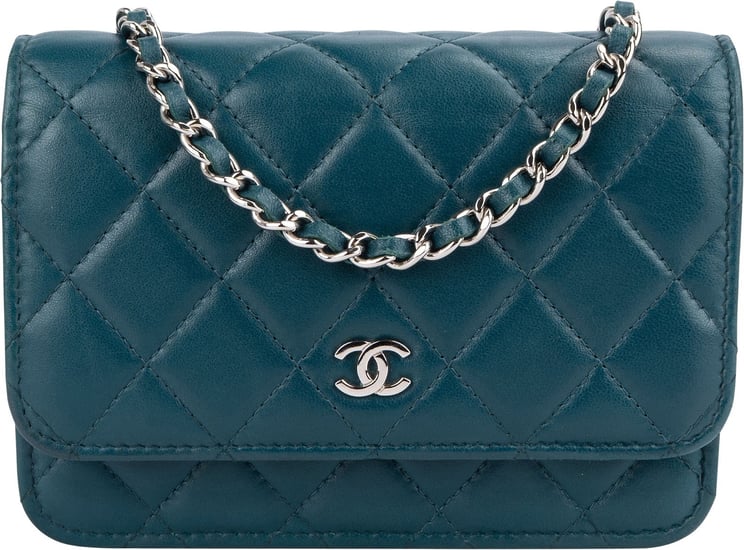 Chanel Chanel Quilted Lambskin Mini Wallet on Chain Crossbody Bag