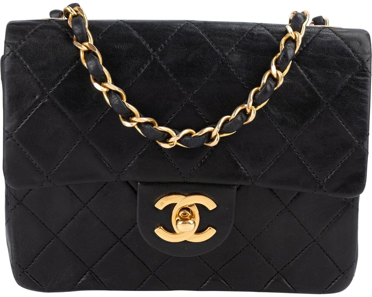 Chanel Chanel Quilted Lambskin 24K Gold Single Flap Crossbody Bag