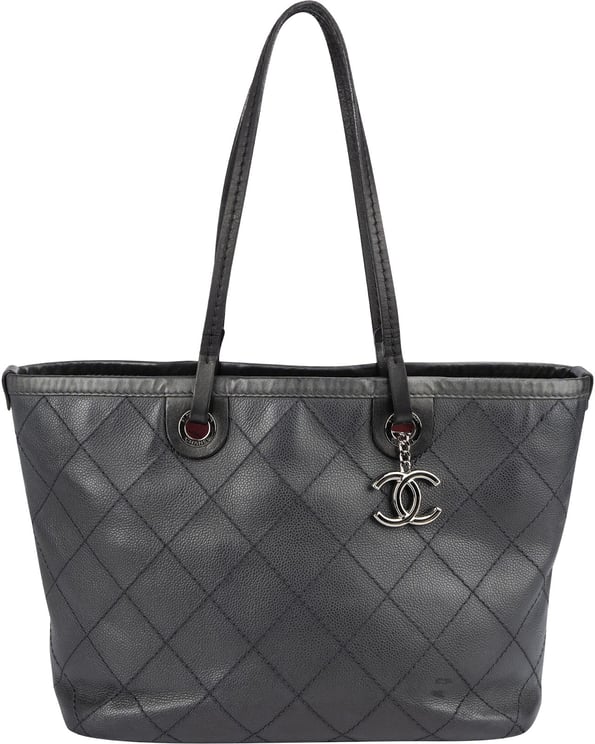 Chanel Chanel Caviar Leather On The Road Tote Shoulder Bag