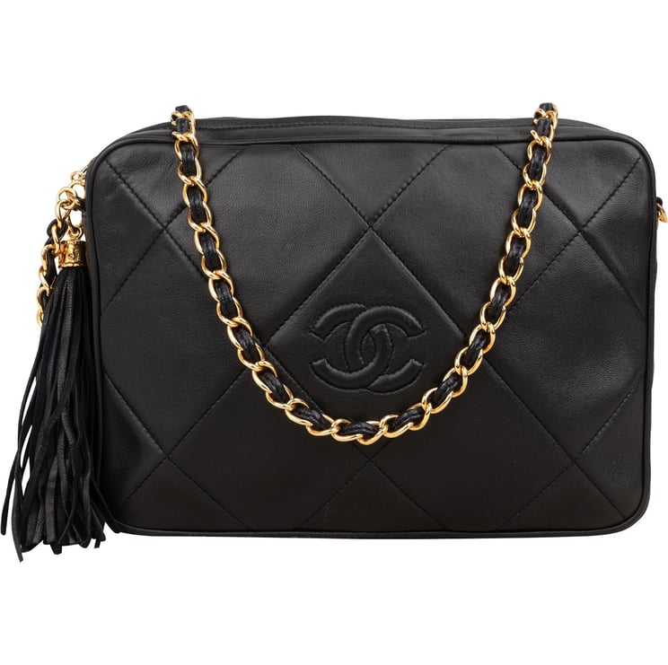 Chanel Chanel Quilted Lambskin CC Camera Crossbody Shoulder Bag
