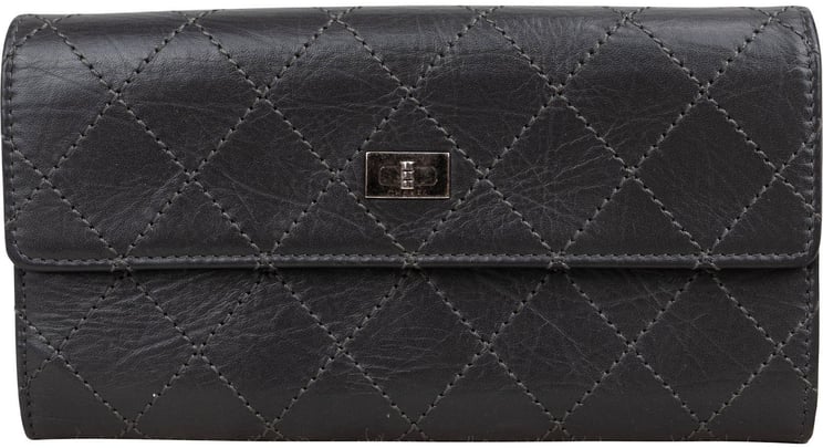 Chanel Chanel Quilted Aged Calfskin 2.55 Flap Wallet