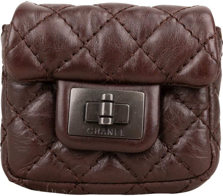 Chanel Chanel Quilted Lambskin 2.55 Reissue Belt Bag Pouch Micro Case Accessoires