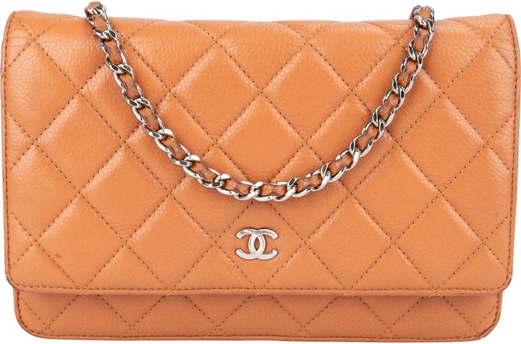 Chanel Chanel Quilted Caviar Leather Wallet On Chain Crossbody Bag