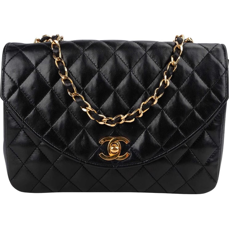 Chanel Chanel Quilted Lambskin 24K Gold Single Flap Crossbody Bag