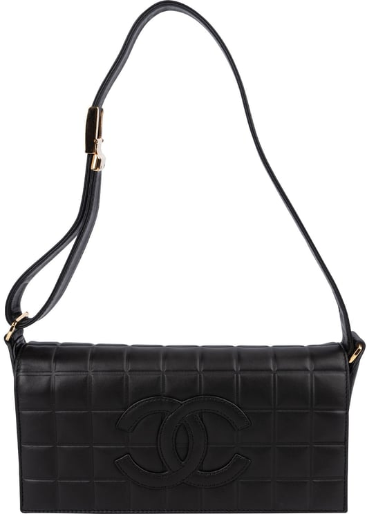 Chanel Chanel Quilted Lambskin Chocolate Bar Flap Shoulder Bag