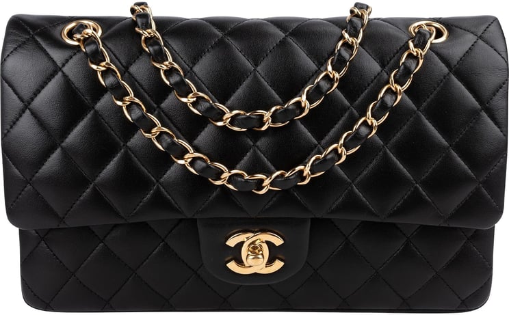 Chanel Chanel Quilted Lambskin Medium Double Flap Shoulder Bag