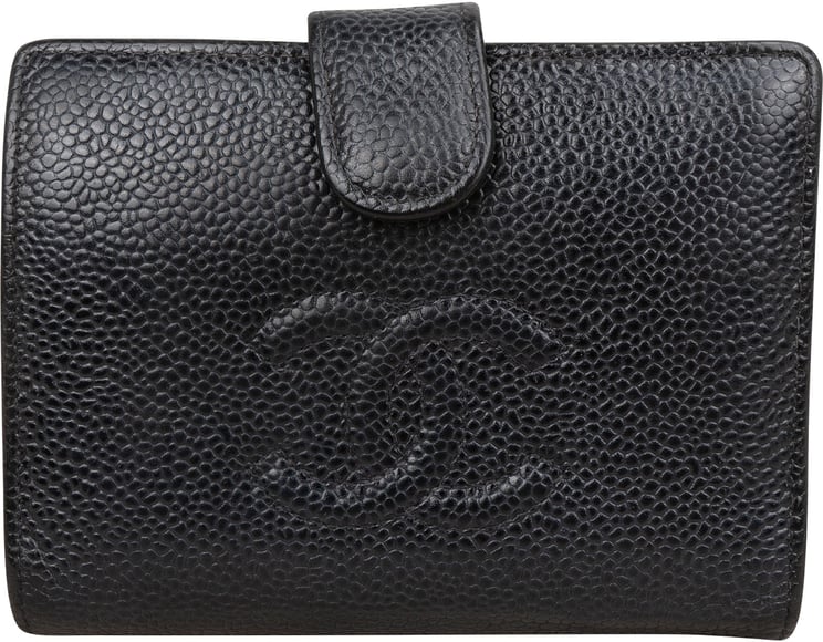 Chanel Chanel Caviar Leather CC Bifold Wallet