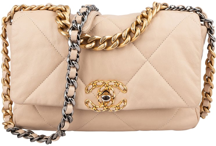 Chanel Chanel 19 Quilted Lambskin Single Flap Crossbody Bag