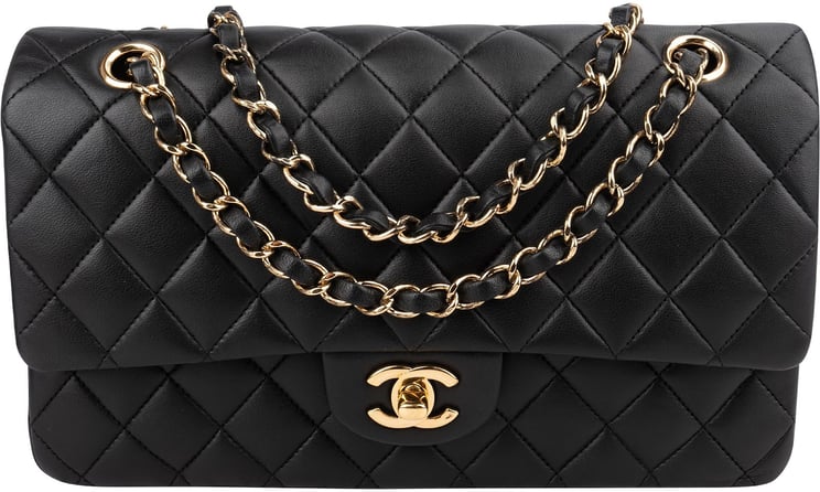 Chanel Chanel Quilted Lambskin Medium Double Flap Shoulder Bag
