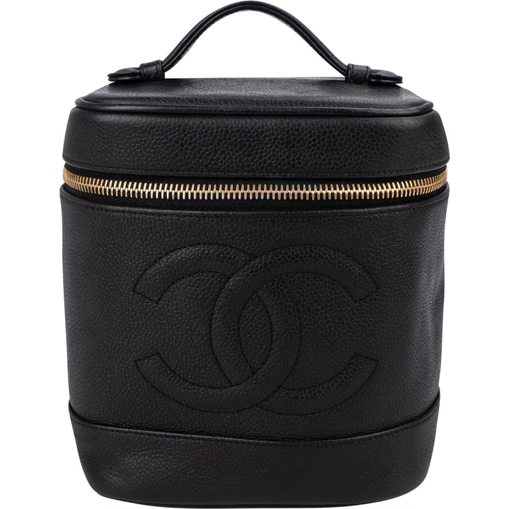 Chanel Chanel Caviar Leather CC Vanity Case Handbag