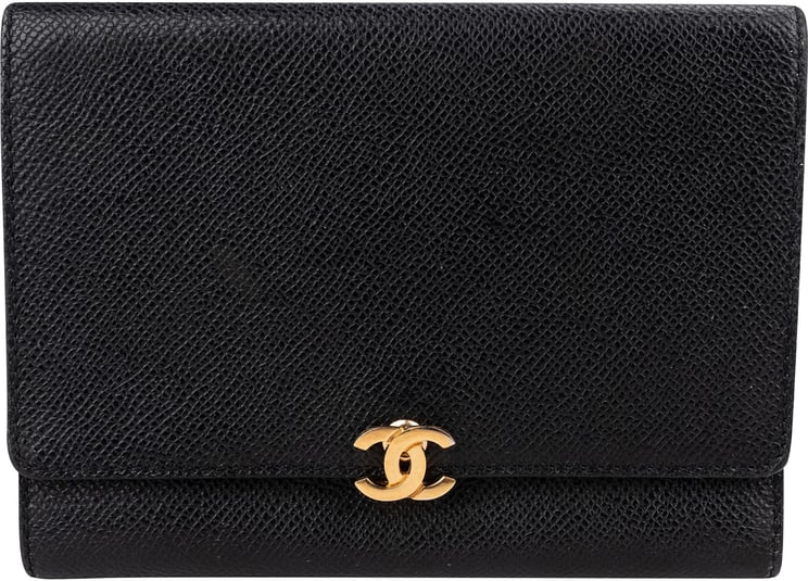 Chanel Chanel Caviar Leather CC Flap Wallet