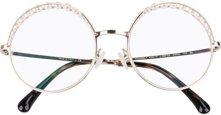 Chanel Chanel Pearl Embellished Round 4234-H Eyeglasses