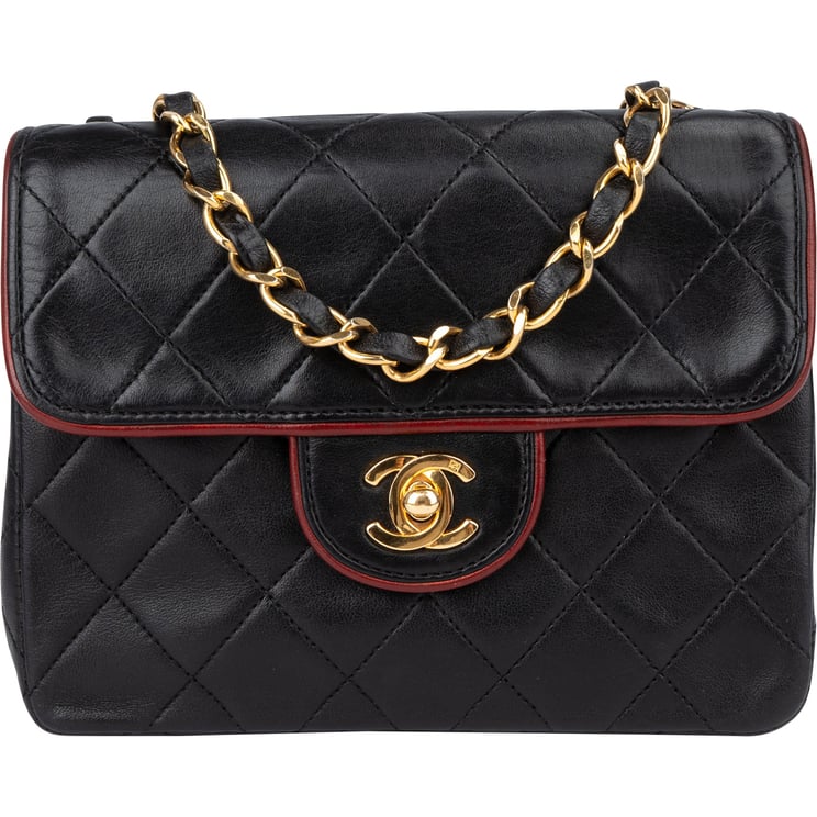 Chanel Chanel Quilted Lambskin 24K Gold Single Flap Crossbody Bag