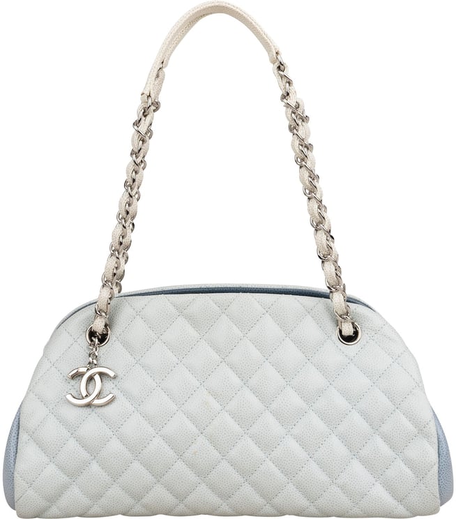 Chanel Chanel Quilted Caviar Leather Mademoiselle Bowling Shoulder Bag
