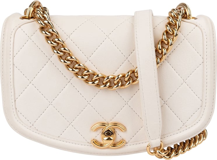 Chanel Chanel Quilted Calfskin Small Underline Single Flap Crossbody Bag
