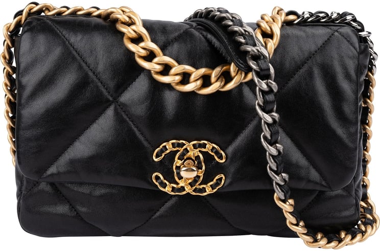 Chanel Chanel 19 Quilted Lambskin Single Flap Crossbody Bag