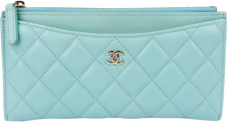Chanel Chanel Quilted Caviar Leather Quilted Long Zipped Wallet