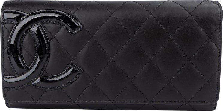 Chanel Chanel Quilted Lambskin Cambon Ligne Quilted Long Wallet